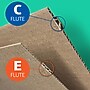 Flipside C-Flute Presentation Board, 40" x 32", Corrugated, Brown, 10/Carton (32405-10)~#|#~7F156204-3999-4289-845CC948321F0C80_sc7