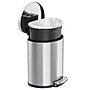 iTouchless SoftStep Semi-Round Stainless Steel Step Trash Can with Hinged Lid, 5.02 Gallon (IP05DSS)~#|#~7F25FA2E-DAA6-4470-9510E48343331A45_sc7