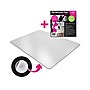Floortex Cleartex Evolutionmat Carpet & Hard Floor Chair Mat, 48" x 60", Clear (NRCMFLPD0002)~#|#~7F2DB642-2D93-4DBA-B55090A235F9B290_sc7