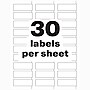 Avery PermaTrack Destructible Laser Asset Tag Labels, 3/4" x 2", Matte White, 240 Asset Tags/Pack (60531)~#|#~7F2F89C0-3FEC-4B8C-8B94E987396B3FA9_sc7