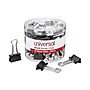 Universal Small Binder Clips, 3/8" Capacity, 3/4" Wide, Black, 40 Per Pack~#|#~7F3F8810-D0EE-45E2-AC044ED55DD73798_sc7