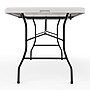Staples 6' x 30" Heavy Duty Plastic Folding Table, White Granite (79223/54272)~#|#~7F58FC91-83FB-40A3-8615E26C32FB715B_sc7