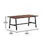 Flash Furniture Redmond 72"W x 36"D Conference Table, Laminate, Walnut (MTM7236WLTABF)~#|#~7F5B86A1-61BA-49D2-AE541FEC8AA3FA55_sc7