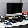 Mind Reader Monitor Stand Riser with Drawer Storage, Up to 22 lbs., Black (DRPLMONST-BLK)~#|#~7F69DF27-EBE4-4C95-A097694724B1A6A7_sc7