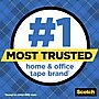 Scotch Invisible Clear Tape, 0.75" x 36 yds., 1" Core, 2 Rolls/Pack (813-2PK)~#|#~7F81C24D-3A64-4C75-97E003354352D82A_sc7