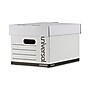 Universal Extra-Strength Storage Box, Letter/Legal Size, White, Stacking Strength 1,500 lbs., 12/Ct~#|#~7F9F610D-1AED-4284-A099A0FAE633AE92_sc7