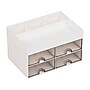 Mind Reader 9-Compartment Plastic Craft Organizer, White (SDORG-WHT)~#|#~7FA56B47-9A29-42EC-A85EFFA78C4FA905_sc7