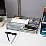 Mind Reader 6-Compartment Metal Drawer Organizer, Silver, 2/Set (2DEER-SIL)~#|#~7FB10366-6A5D-493C-95734DD33EC30D99_sc7