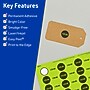 Avery Laser/Inkjet Multipurpose Circle Labels, 0.75" Dia., Bright Green, 800/Pack (94504)~#|#~7FB4F165-B285-49B4-A6D182C171E53A5D_sc7