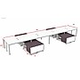 Boss Office Products Simple System 66"W Desk with Storage Cabinet, White, 8/Set (SGSD026-102-WT)~#|#~7FC67E17-2114-442E-8FD8642D94A5A110_sc7