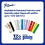 Brother P-touch TZe-231 Laminated Label Maker Tape, 1/2" x 26-2/10', Black On White, 2/Pack (TZe-2312PK)~#|#~7FDC95AA-FEF9-465D-A58A13DB1F90EC85_sc7