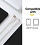 NXT Technologies™ 6 Ft. Braided USB-C to USB-A Cable, White (NX60472)~#|#~7FF2F5FF-213F-4C39-876932A096235FD7_sc7