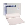 Boardwalk Repro Low-Density Can Liners, 55 gal, 0.63 mil, 38 x 58, White, 10 Bags/Roll, 10 Rolls/Carton~#|#~7FF79D2A-E258-4DAD-9CA267EAE7362C5E_sc7