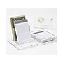 Russell+Hazel 4-Piece Desk Organizer Set, Acrylic, Clear (38591)~#|#~80065F02-1CE9-4F74-ABA87899086AC203_sc7