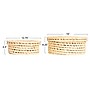 Household Essentials Handwoven Corn Leaf Nesting Baskets with Lids, Natural, 2/Set (HE1229)~#|#~80116469-A830-49FF-ADE6623FC47CC85C_sc7