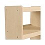 Flash Furniture Bright Beginnings Mobile 3-Tier Storage Cart, 25"H x 16"W x 16"D, Natural Birch Plywood (MK-KE24084-GG)~#|#~802DFAB8-2C99-4948-92F8A532F842877D_sc7