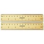 Universal Flat Wood Ruler, Standard/Metric, 6" (UNV59024)~#|#~80664F55-7B79-4243-A6B76F1767A562E4_sc7