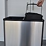 iTouchless Stainless Steel Sensor Recycle Bin & Kitchen Trash Can with Black Lid, 16 Gallon (IT16RB)~#|#~806A4508-4102-436A-B1B7CE1F6D9CB7E1_sc7