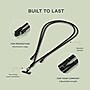Satechi OntheGo Crossbody Lanyard Cable, Black (ST-LOTGLK)~#|#~808D1C60-49A0-46B8-937102F10FED613A_sc7