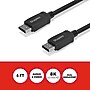 Staples TECH 6 ft. Display Port to Display Port Audio/Video Cable, Male to Male, Black (ST62474)~#|#~8091143C-742E-42E3-BD414C56200E0B3F_sc7