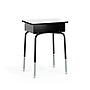 Flash Furniture Billie 24"W Student Desk with Open Front Metal Book Box, Gray (FDDESKGY)~#|#~8092F452-478D-4633-87FFF49996B8DA3C_sc7