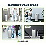 Alpine Industries Stainless Steel Trash Can, 12 Gallon, Silver (ALP438-12HR-SS)~#|#~80948B79-E9C8-4F49-A163A3F558D0195C_sc7