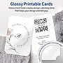 Avery Integrated Cards, 3.5" x 5", Glossy White, 40/Pack (95340)~#|#~809C5D82-4FC6-4F20-9827BC102C37F142_sc7