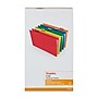 Staples Heavy Duty Hanging File Folders, 1/5-Cut Tab, Legal Size, Assorted Colors, 25/Box (345001)~#|#~80B63C4B-A6F5-431B-A1B28BC5642AFDFD_sc7