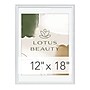 Staples 12" x 18" Plastic Poster Frame, White (PPFRM-SB-W-1218) ~#|#~80DBABF2-39B8-4B1C-8A607AEF90B6B300_sc7