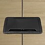 Regency Array 144"W x 48"D Conference Table with Grommet, Noble Oak/Black (ACT14448NOBK)~#|#~80DE0D11-A5DA-4353-9D0F159FC5C1AD7E_sc7