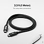 Plugable USB4 EPR 3.3' Cable, 240W, Black (USB4-240W-1M)~#|#~80F48BEC-AEA8-4DDA-AFEECBF49F46E390_sc7