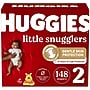 Huggies Little Snugglers Baby Diapers, Size 2, 148/Carton (49755)~#|#~8101A69C-FFA3-4266-830E5D367D456409_sc7