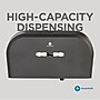 Georgia-Pacific Jumbo Jr. Dual-Roll Toilet Paper Dispenser, Black (59210)~#|#~8106A49A-65CC-4A85-BD93F9C2D9FA276C_sc7
