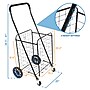 Mount-It! Small Rolling Utility Shopping Cart, Holds Up to 66 lbs., Black (MI-907S)~#|#~8116DD05-878B-463A-8419E6FB3D5C4145_sc7