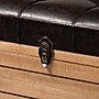 Baxton Studio Edmund Faux Leather Storage Ottoman, Dark Brown/Oak Brown (191-11904-HiT)~#|#~814A331C-C5A6-479D-A7A0512D6092A628_sc7