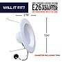Bulbrite 14W Adjustable 5/6" Integrated LED Gimbal Downlight with E26 Quick Connect, 2700K Warm White, 1100 Lumens, 4/Pack~#|#~815DC70A-4D41-4BCA-B1A3D0993616A3BB_sc7