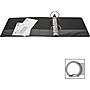 Business Source Round-ring View Binder, 3" Binder Capacity, Letter, Black, 1 Each~#|#~816441A4-2344-46D3-9D8B2B4F4A3D8B23_sc7