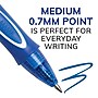 BIC Gel-ocity Quick Dry Retractable Gel Pens, Medium Point, 0.7 mm, Blue Ink, Dozen (RGLCG11-BLU)~#|#~2117266D-EDC4-4426-A115FCC306C9EC59_sc7