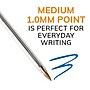 BIC Cristal Ballpoint Pens, Medium Point, Blue Ink, Dozen (10126/MS11BL)~#|#~817D7040-6A32-4343-BF7474C9AE60F505_sc7