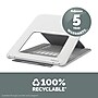 Fellowes Breyta Collection 9.25" x 10.55" Adjustable Plastic Laptop Stands, White (100098501)~#|#~818E416F-C3D7-41BC-BD8AE9FCFBE723AD_sc7