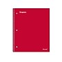 Staples Premium 1-Subject Notebook, 8" x 10.5", Wide Ruled, 100 Sheets, Red, 12/Carton (TR20958CT)~#|#~8190618A-04C5-44EE-AC65759EE32A4107_sc7