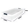 Home Logic 52 Quart Latch Lid Storage Bin, Clear, 4/Case (7104)~#|#~81D0BB6A-A5D9-4BF5-A1BFDC7C7C413ACD_sc7