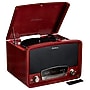 Electrohome Kingston Vintage Vinyl Record Player Stereo System, Turntable, Bluetooth, Radio, CD, Aux, USB, Vinyl to MP, Cherry~#|#~81D66648-A96B-478F-B50BDFEE8CDCCEA7_sc7