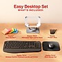 Staples Easy Desktop Set, Keyboard, Mouse, Mouse Pad, Laptop Stand, ProGel Pens & Sticky Notes (ST63681) ~#|#~81E61D75-045D-4335-89C78F2E05350668_sc7