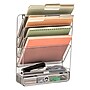 Mind Reader 7-Compartment Metal Desk Shelf, Silver (MAGROUND-SIL)~#|#~81F4A5DE-24FC-4213-9733C97065111149_sc7