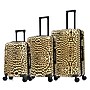 InUSA Prints 3-Piece Hardside Spinner Luggage Set, TSA Checkpoint Friendly, Cheetah Animal Print (IUAPCSML-CHE)~#|#~81F5FBB2-5A30-4440-A1835C34B986748E_sc7