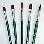 Silver Brush Ruby Satin Size 6 Variety Brush Set, 5/Pack (SLVRS2596)~#|#~823EEC2B-A48B-45C5-A791D9F57DDC9EC5_sc7