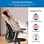 Mount-It! Ergo Collection Memory Foam Full-Back Cushion, Black (MI-1106)~#|#~824BCAB5-3628-4338-B0DDAABE2D879D82_sc7