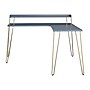 Ameriwood Haven 55" L-Shaped Desk with Riser, Navy/Gold (5640837COM)~#|#~827AB079-A639-4D76-BAA4F48538062422_sc7