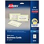 Avery Business Cards, 3.5" x 2", Matte, Ivory, 250/Pack (8376)~#|#~sp44845883_sc7